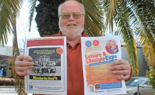 Mick McEniery with posters for just some of the exciting activities planned for Seniors Week. Mick McEniery with posters for just some of the exciting activities planned for Seniors Week.